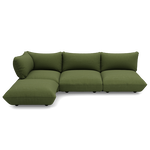 Sumo Corner Sofa Boucle Leaf Green