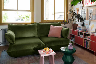 Sumo Sofa Medium Velvet Deep Green