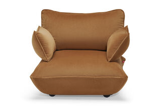 Sumo Loveseat Velvet Almond