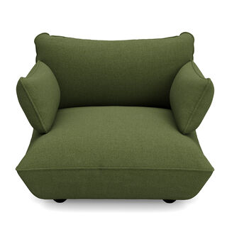 Sumo Loveseat Boucle Leaf Green