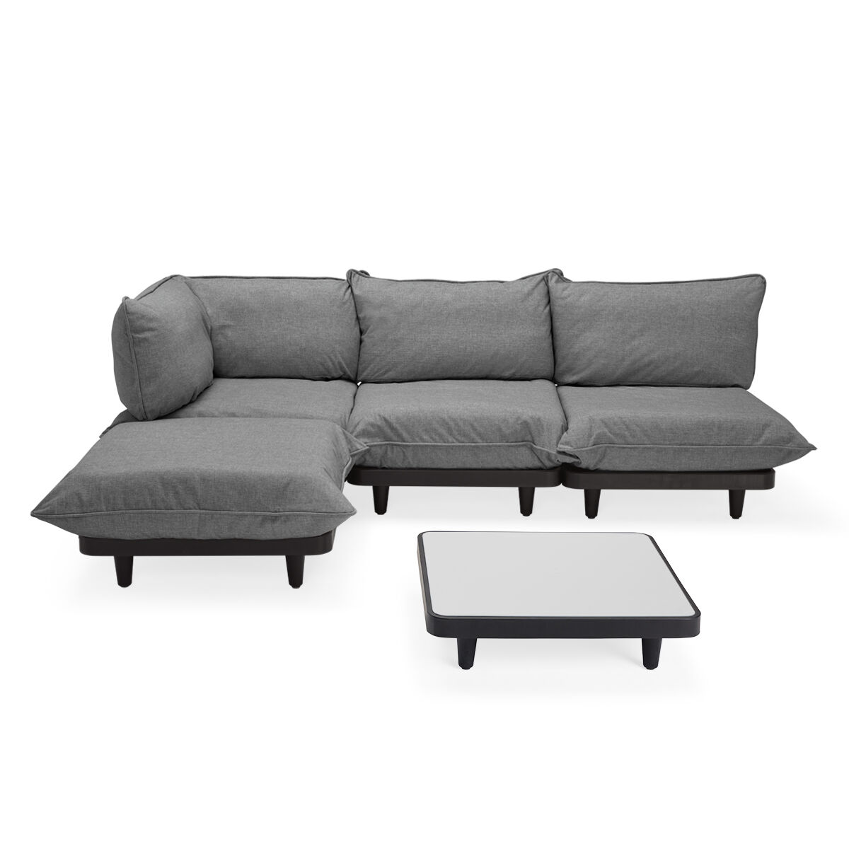Paletti Set Large Rock Grey + Table Light Grey
