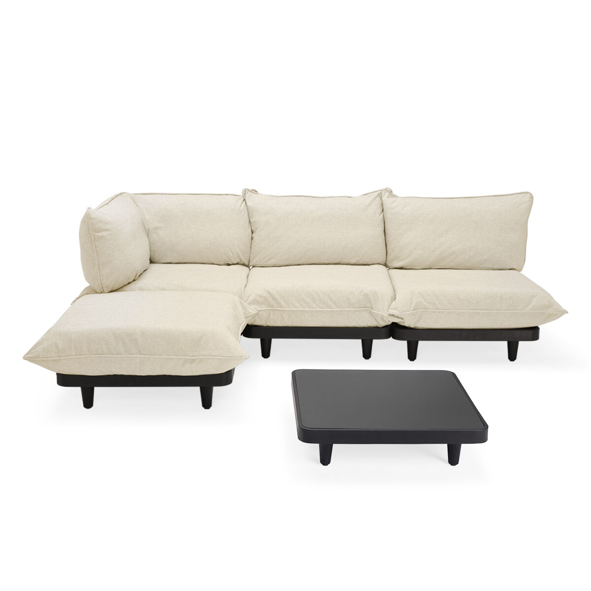 Paletti Set Large Sahara + Table Anthracite