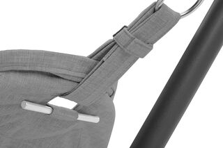 Headdemock Superb (incl. rack black) + Pillow Rock Grey