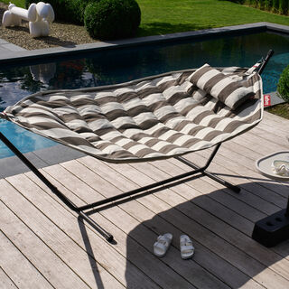 Headdemock Superb Stripe Cacao Incl. Rack Black