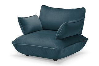 Sumo Loveseat Velvet Petrol