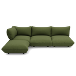 Sumo Corner Sofa Boucle Leaf Green