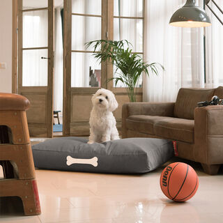 Doggielounge L Canvas Charcoal Grey