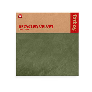 Recycled Velvet Color Swatch Deep Green