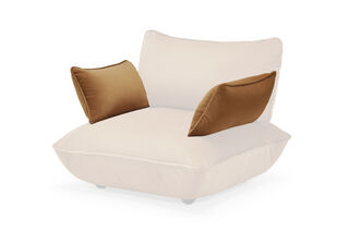 Sumo Armrest Velvet Almond