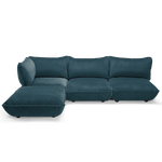 Sumo Corner Sofa Velvet Petrol