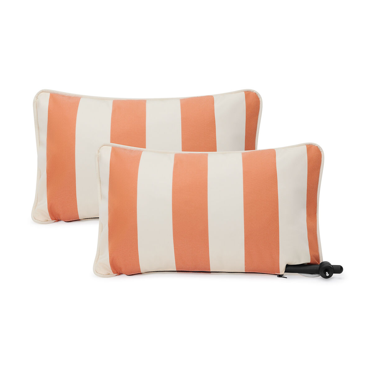 Paletti Armrest Set Stripe Orange Creme