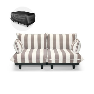 Paletti Lounge Sofa Stripe Cacao