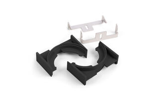 Tjoep Anthracite Wall Connector Set
