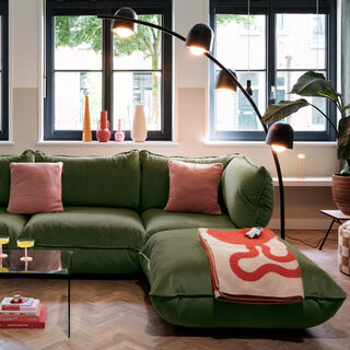 Sumo Corner Seat Velvet
