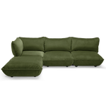 Sumo Corner Sofa Velvet Deep Green