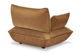 Sumo Loveseat Velvet Almond