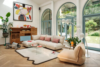 Sumo Corner Sofa Boucle Beige