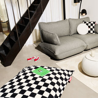 Original Slim Teddy Chess Black Ecru