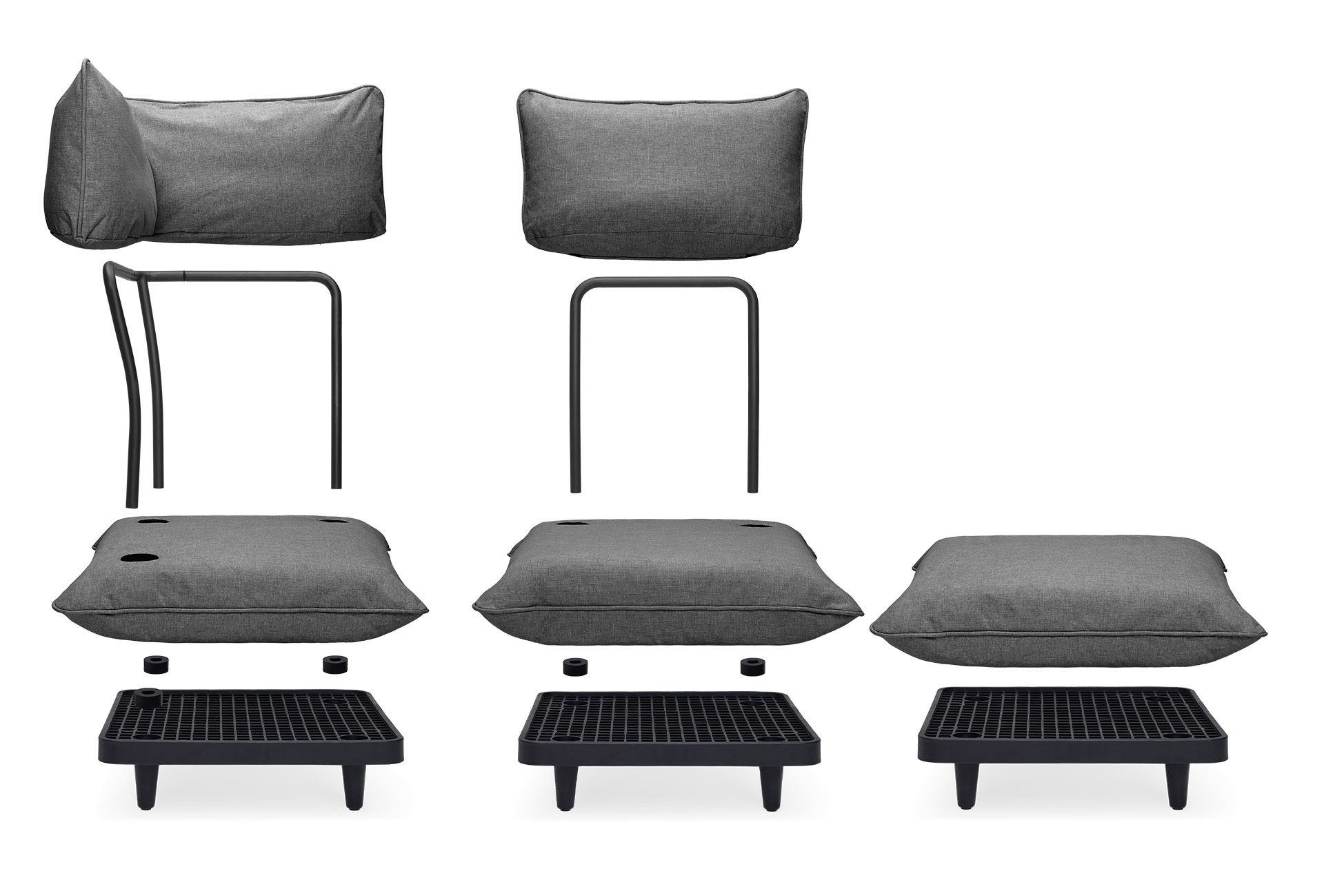 Paletti a pallet lounge set to sink into Fatboy